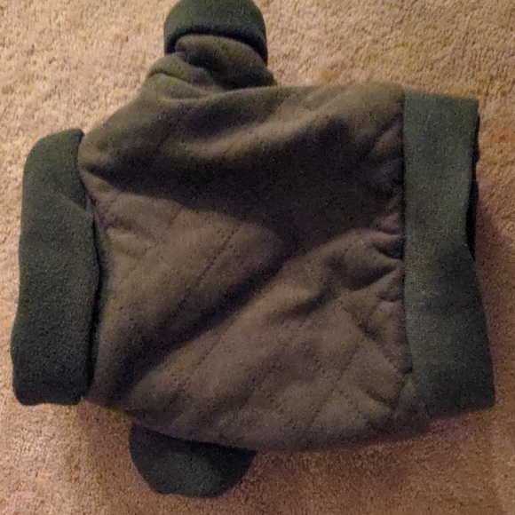 ❤️ Army Green Quilted Dog Coat Small - Picture 4 of 6